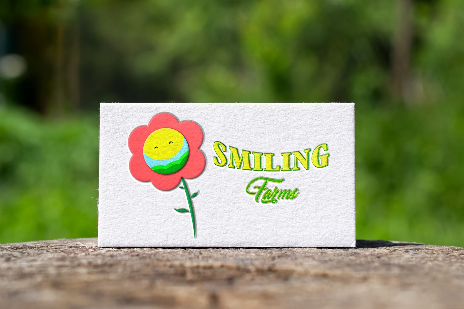 Smiling Farms Hydroponics Brand Identity